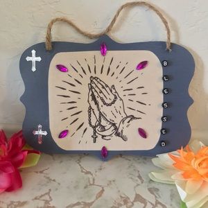 Blessed wall art